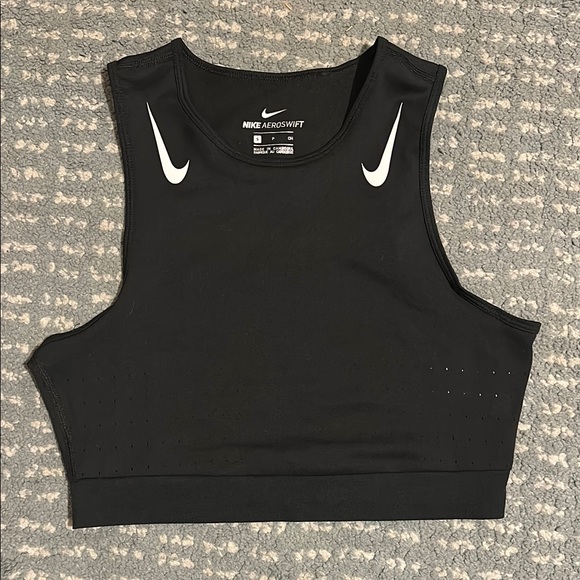 Nike Black Women's Aerowift Top - Picture 2 of 2